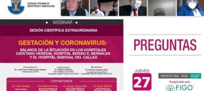 WEBINAR Gestación y Coronavirus – 27 de agosto de 2020
