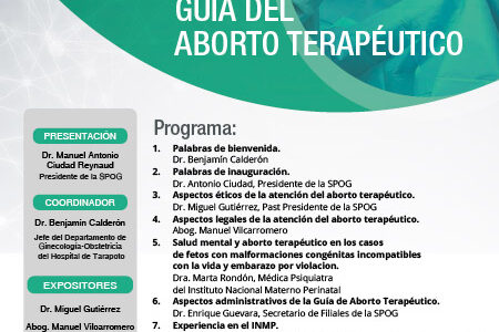 Sesión Virtual Zoom – Curso: GUÍA DEL  ABORTO TERAPÉUTICO – 16 de abril